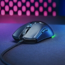 雷蛇（RAZER）毒蝰迷你版 有线鼠标 游戏鼠标 电竞鼠标 RGB鼠标 双手通用 8500DPI lol吃鸡神器cf 黑色