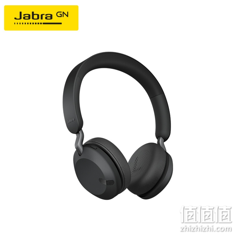 捷波朗JabraJabraElite45h降噪蓝牙耳机头戴式 电脑平板/在线学习/网络教育耳机耳麦 钛黑色