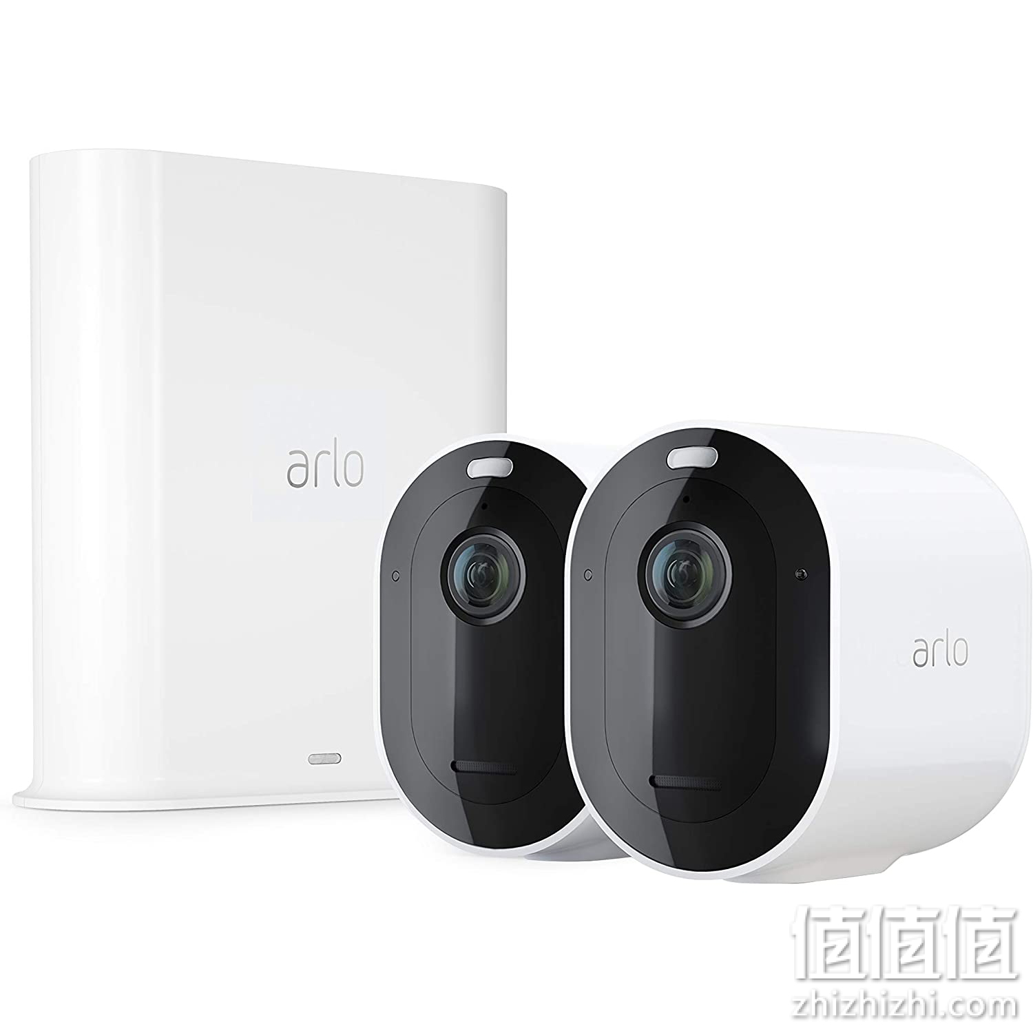 Arlo Pro 3 无线安全双摄像头系统 带HDR 室内/室外 彩色夜视 聚光灯 160°视图 双向音频 警报器功能