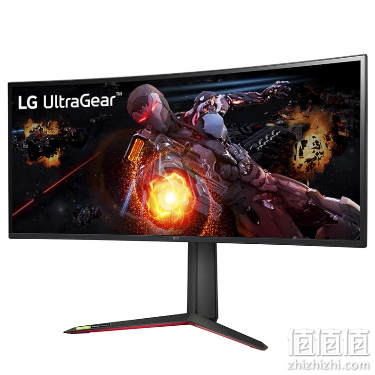LG 34英寸 180Hz超频 超宽带鱼屏 HDR600 Nano IPS G-Sync 1ms（GTG）2K 游戏 电竞显示器 34GP950G
