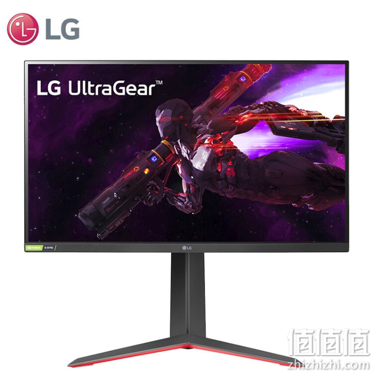 LG 27英寸 NanoIPS 2K 180Hz(超频) 满血版 10.7亿色 HDR400 兼G-Sync 办公 小金刚 游戏 电竞显示器 27GP850
