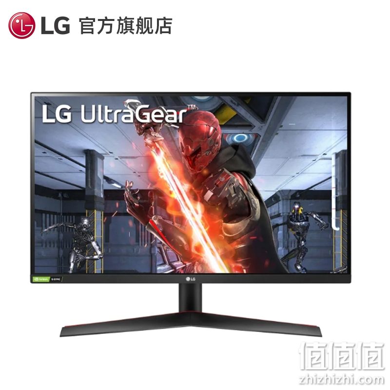 LG 27GN800 2K144HZ电竞IPS显示器10bit小金刚GTG1ms窄边框27英寸