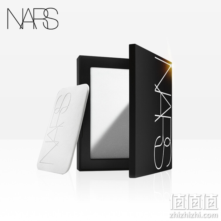 NARS流光美肌轻透蜜粉饼10g 免税版 大白饼带粉扑 定妆持妆控油蜜粉 轻薄保湿 生日礼物礼盒送女友送老婆