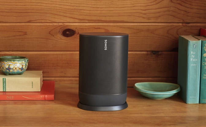 SONOS Move Wifi无线 蓝牙音响 户外便携 超长续航10小时 智能家庭音响 防水防尘 多场景使用 S17（黑色）