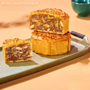 元朗荣华（WINGWAH）纯正五仁月饼礼盒740g  中国香港 港式月饼  中秋企业团购员工福利送礼