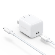 绿联30w氮化镓27w苹果快充电器iphone13/14promax充电头pd20w适用于11苹果12手机ipad平板mini套装typec快充