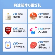 美的(Midea)果润精储513升变频一级能效十字双开门四开门家用电冰箱京东小家智能家电BCD-513WTPZM(E)大容量