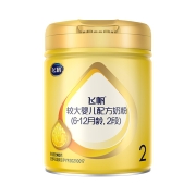 【注册送900g】飞鹤（FIRMUS）奶粉2段飞帆较大婴儿配方牛奶粉二段罐装900克g 1罐