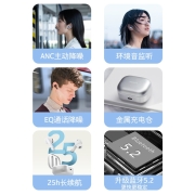 诺基亚（NOKIA）E3511 真无线降噪蓝牙耳机 主动降噪 蓝牙耳机 无线耳机 秘银白