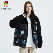 SCOTCH CCWZ 男女款印花夹克