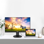 飞利浦23.8英寸 2K IPS 智能感应节能 低蓝光 75Hz 旋转升降 114%sRGB 高清办公显示器 商务电脑显示屏245B9N