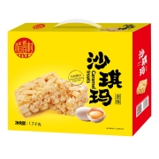 稻香村DXC 糕点点心 休闲零食 中华老字号 沙琪玛1200g（蛋酥味）