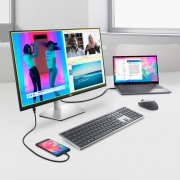 戴尔（DELL）27英寸 办公显示器 4K IPS Type-C65W反向充电 内置音箱 低蓝光 FreeSync 旋转升降 S2722QC