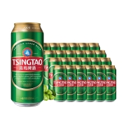 青岛啤酒（Tsingtao）经典（1903）10度500ml*24听 大罐整箱装 口感醇厚