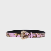 范思哲Versace Jeans Couture奢侈品皮带 女士Couture 01腰带 72VA6F01-ZS266 紫色印花 85