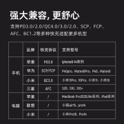 努比亚 65W氮化镓GaN pro充电器套装35W/20W苹果iphone14/13promaxPD快充头华为macbook笔记本100W数据线蓝