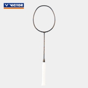 VICTOR威克多羽毛球拍单拍全碳素全面型驭系列胜利进阶操控偏进攻球拍 DX-7K  风暴黑 全面进攻型 3U5