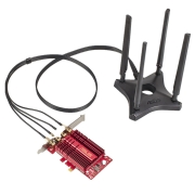 华硕（ASUS）PCE-AC88 双频3100M 台式机NAS wifi接收器 低辐射 无线PCI-E网卡