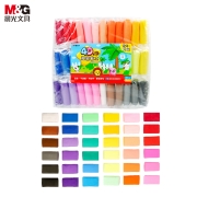 晨光(M&G)文具36色超轻粘土彩泥橡皮泥4D 儿童手工DIY玩具 袋装AKE03988考试用品