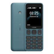 诺基亚 NOKIA 125 蓝色 直板按键 移动2G手机 双卡双待 老人老年手机 学生备用功能机 超长待机
