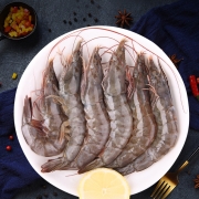 正大食品（CP）白对虾 1.4kg 特大型号21/25 约29-35只 生鲜水产 国产 高蛋白 零脂肪