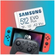 SAMSUNG 三星 内存卡TF512G高速Switch游戏手机记录仪摄像头监控专用存储卡