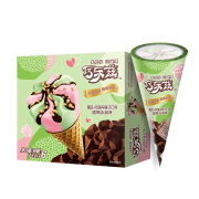 京东特价、限地区：yili 伊利 巧乐兹哈密瓜玫瑰车厘子口味脆皮甜 73g*6/盒*4件