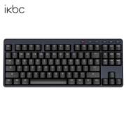 PLUS会员：ikbc S200 87键 2.4G无线机械键盘 黑色 TTC矮红轴 无光