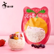 窝小芽 燕麦片200g 原粒切片儿童营养全谷物冲饮代餐胚芽燕麦