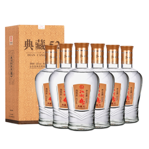 plus会员 扳倒井 典藏52 52%vol 浓香型白酒 500ml*6瓶