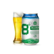 LAOSHAN BEER 崂山啤酒 青岛崂山啤酒LAOSHAN BEER 8度 清爽黄啤 330ml*24听 整箱