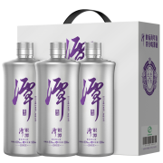 潭酒 银酱 2022版 53%vol 酱香型白酒 500ml*3瓶 礼盒装
