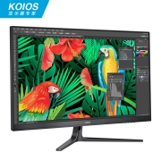 KOIOS K2722UD 27英寸4K HDR 窄边框 IPS 广色域  设计家用 专业电脑显示器 黑色