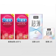 【32只10.1秒杀！】名流超薄避孕套超值组合