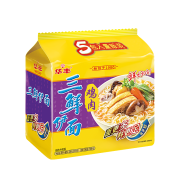 PLUS会员：华丰 三鲜伊面 鸡肉味 87g*5袋
