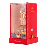 西凤酒 华山论剑20年 凤香型 白酒 45度 500ml 单瓶装 （新老包装随机发货）