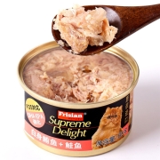 富力鲜猫罐头 幼猫成猫罐头 原装进口猫湿粮零食 白身鲔鱼鲑鱼猫罐头85g*24
