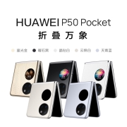 HUAWEI P50 Pocket 超光谱影像系统 创新双屏操作体验 120Hz高刷 8GB+256GB 天青蓝华为鸿蒙折叠屏手机