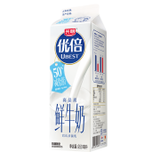 京东极速版：Bright 光明 优倍 鲜奶 950ml*2件