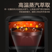 松下（Panasonic） 咖啡机家用全自动高温蒸汽萃取智能恒温咖啡机 NC-F400