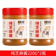 中华老字号 六必居 芝麻花生酱 220g*2瓶