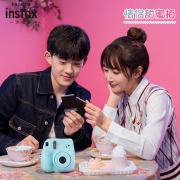 富士instax立拍立得 一次成像相机 mini7+（mini7c/s升级款）蓝