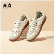 SENDA 森达 2022春季新款商场同款韩版时尚休闲户外女板鞋3AD01AM2