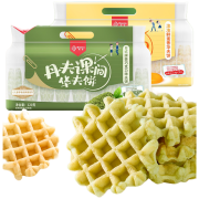 有券的上：丹夫 课间华夫饼 抹茶味/蛋香味120g