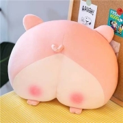 JIMITU 吉米兔 可爱创意毛绒抱枕 粉红色 33CM15.9元包邮（需用券）