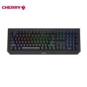 樱桃（Cherry）MX1.0  G80-3819LSAEU-2 机械键盘 有线键盘 游戏键盘 全尺寸RGB背光机械键盘 黑色 青轴