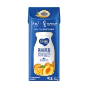 蒙牛（MENGNIU）纯甄 酸牛奶 常温风味酸奶 黄桃燕麦口味 200g*10盒 世界杯定制装（新老包装随机发货）