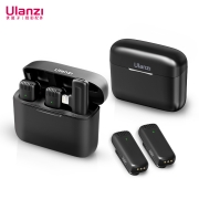 ulanzi 优篮子 J12 （苹果版）一拖二无线领夹麦克风收音麦小蜜蜂收音器专业vlog拍视频户外采访录音直播