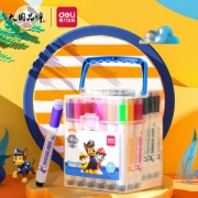 deli 得力 汪汪队立大功系列 70699 印章水彩笔 36色