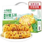 十月稻田 花糯鲜食玉米 2.2kg（220g*10）（五常玉米 甜糯玉米棒 轻食 中秋节日礼盒 花粒 当季玉米）